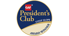 GAF Presidents Award Steep Slope